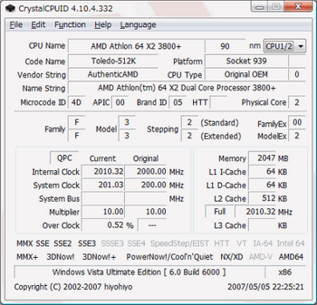  CrystalCPUID v.4.14.2.405